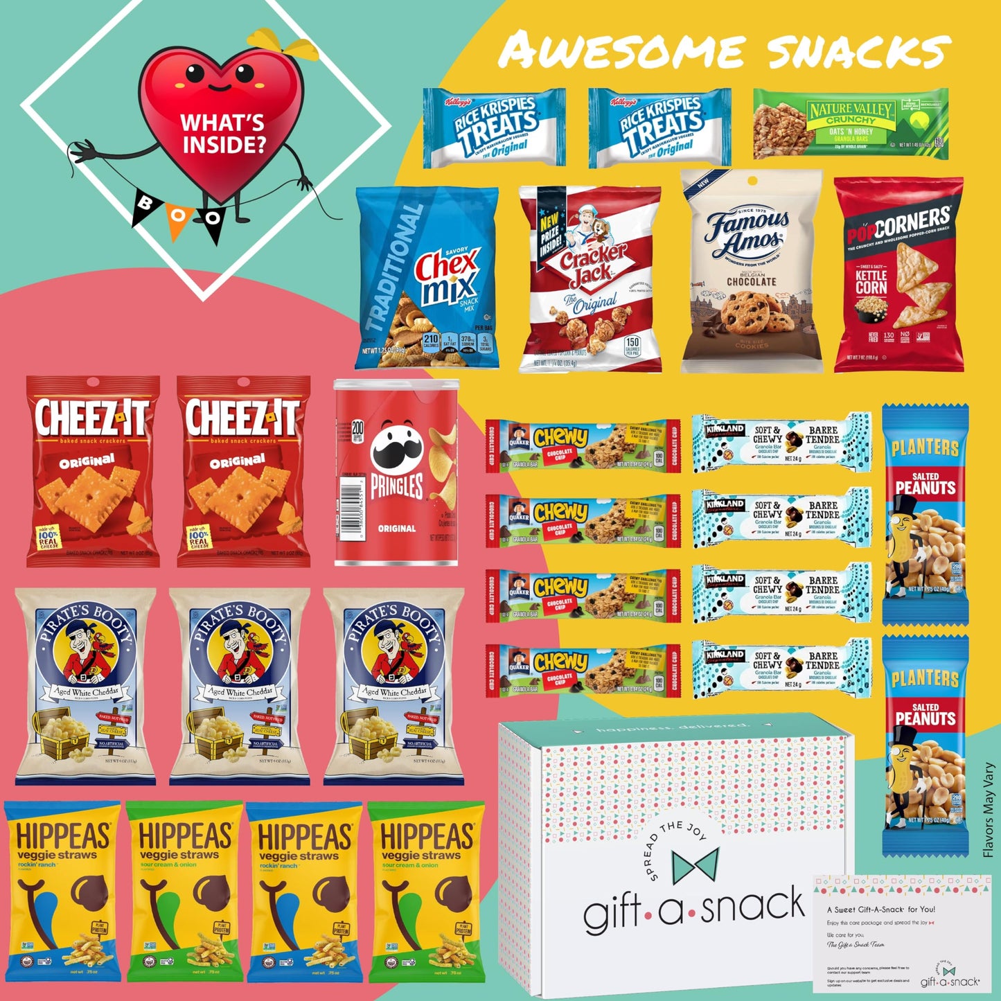 Gift A Snack - Halloween Candies Trick or Treats, Snack Box Care Package + Greeting Card Sweet Treats Gift… — view 10