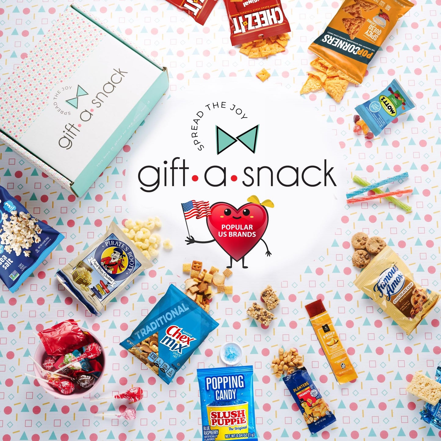 Gift A Snack - Treats, Snack Box Variety Pack Care Package + Greeting Card Sweet Treats Gift Basket Candies… — view 4