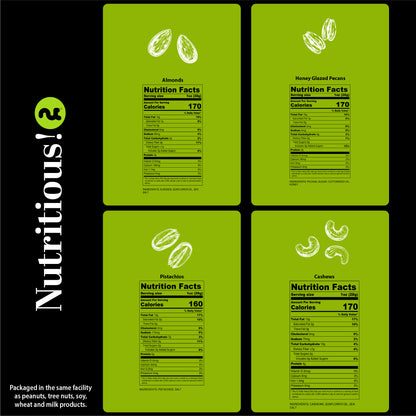 NUT CRAVINGS - Easter Mixed Nuts Gift Basket in Black Gold Box (4 Assortments) Ramadan Gifts Treats for Adults, Food Arrangement, Healthy Snack Care Package, Kosher