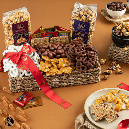 KREMERY Creamy Chocolate Cravings Chocolate Covered Pretzels, Nuts, Candy & Caramel Popcorn (Deluxe, 3.5 lbs)… — view 2