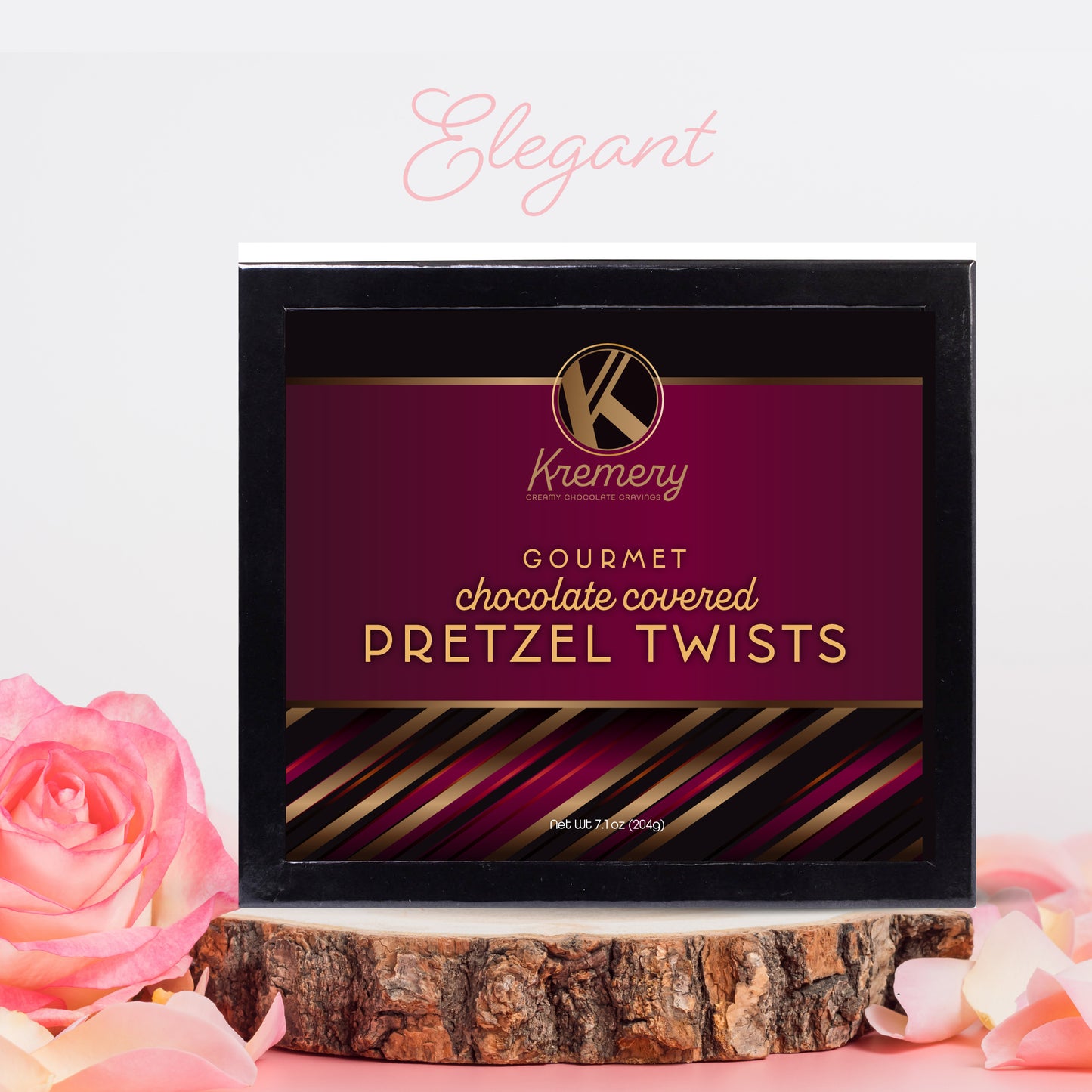 Chocolate Covered Pretzel Twists Gift Basket with Candied Toppings (12 Pretzels) Sweet Treats in Sectional… — view 4