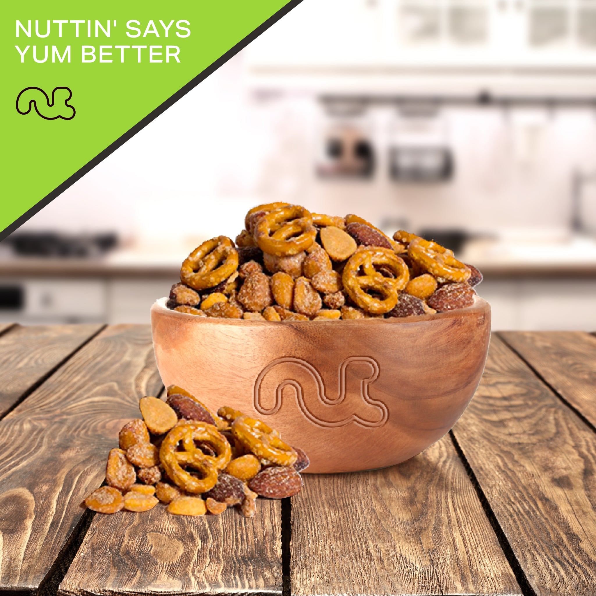 Party Bar Nut Mix Sweet & Savory Pub Snack - Smoked Almonds