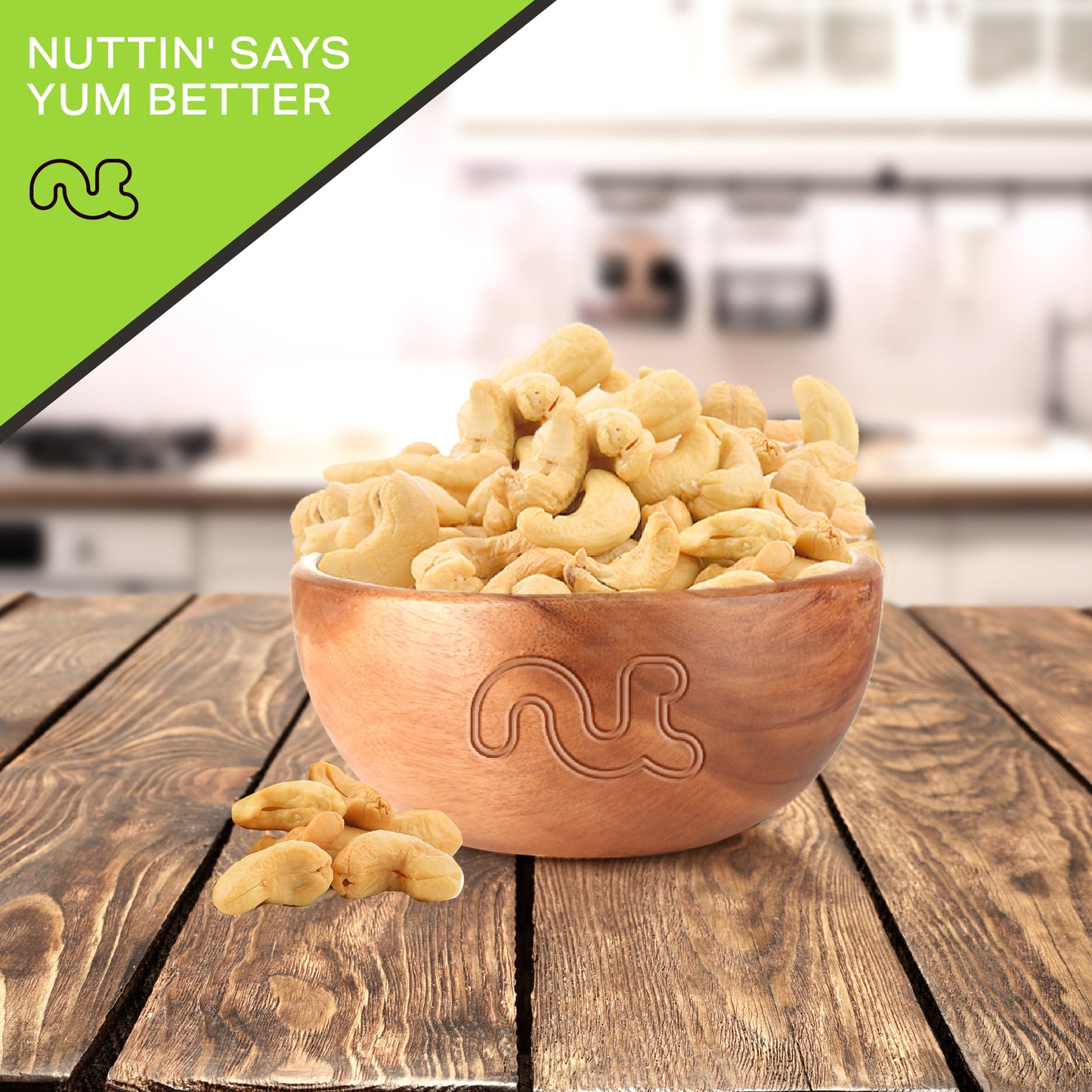 NUT CRAVINGS - Roasted Cashews Slightly Salted - Jumbo Whole Packed Fresh in Resealable Bag - Nut Snack - Food Assortments