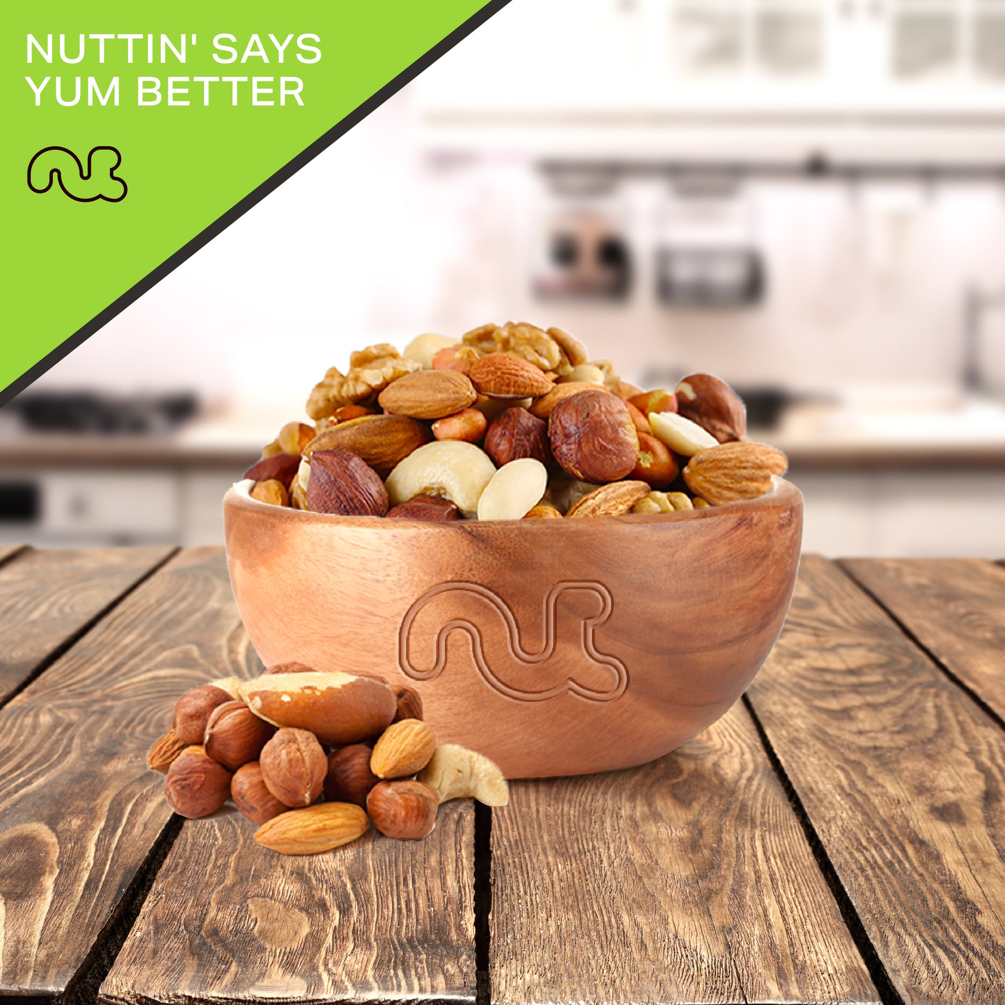 Roasted & Salted Mixed Nuts - Brazils Brazil Pecan Almond Hazelnut