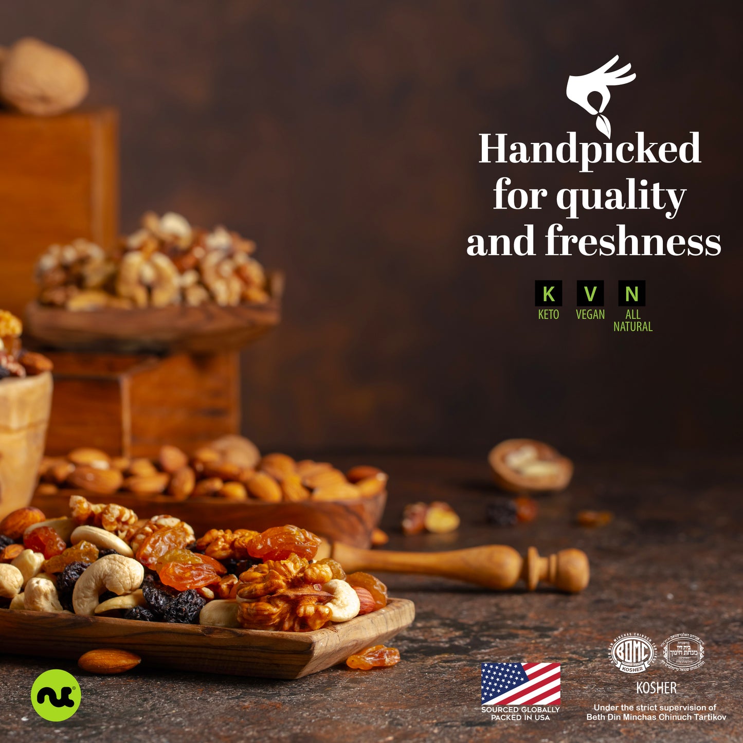 NUT CRAVINGS - Freshly Roasted & Salted California Pistachios Packed Fresh in Resealable Bag - Nut Snack - Food Assortments