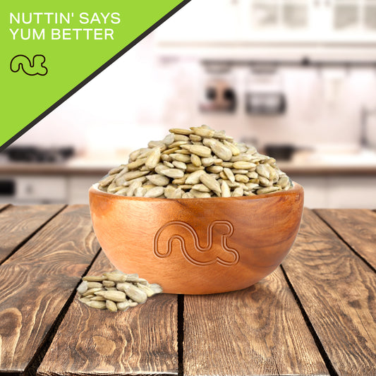 NUT CRAVINGS - Roasted Salted Sunflower Seeds Kernels to eat, No Shell Hulled (16oz - 1 LB) Packed Fresh in Resealable Bag - Healthy Protein Food Snack, Food Assortments