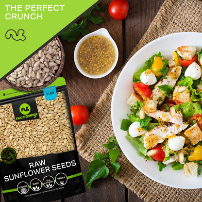 Raw Sunflower Seeds Kernels to eat, Unsalted, Shelled Hulled, Packed Fresh in Resealable Bag - Kosher Healthy… — view 10