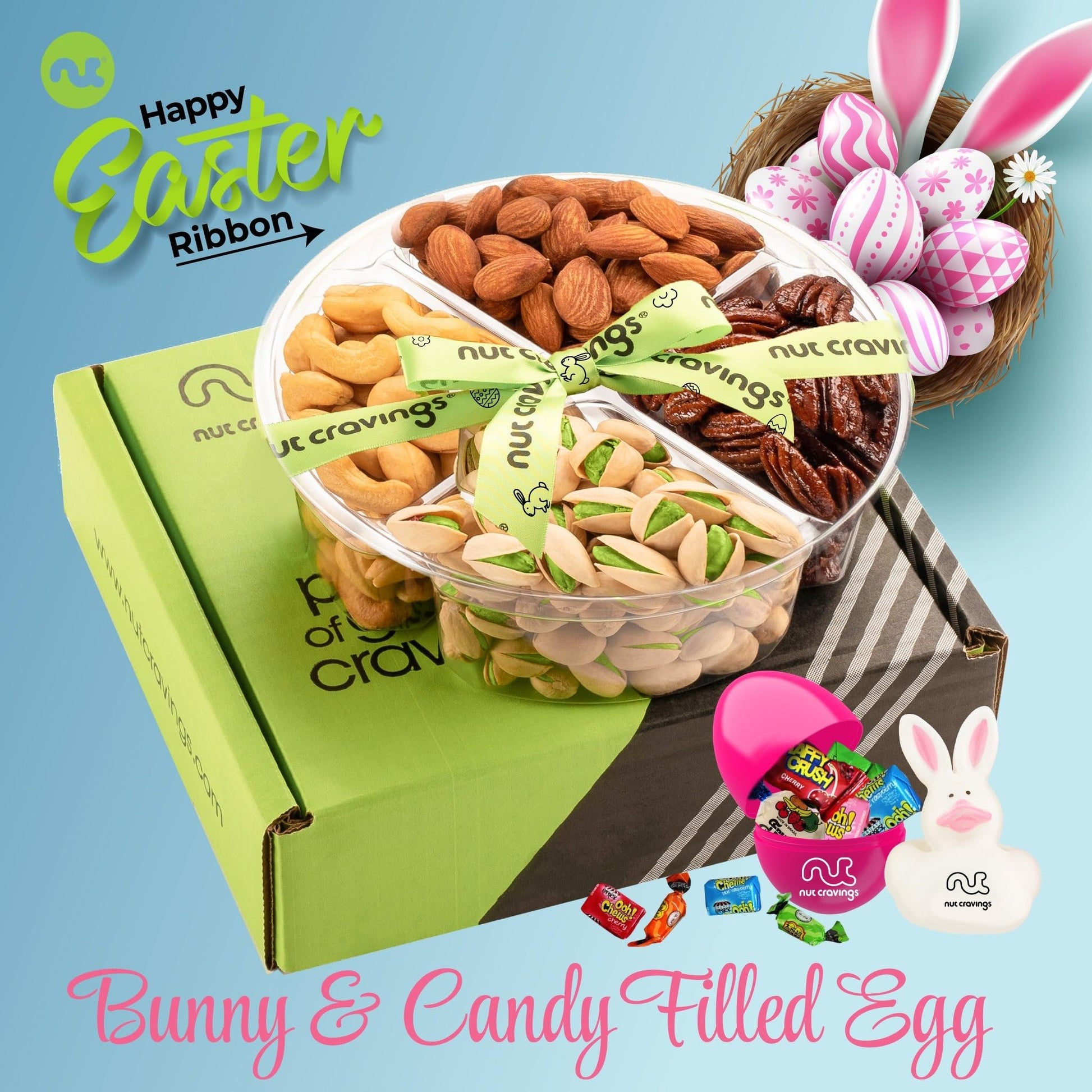Easter Mixed Nuts & Candies Gift Basket — view 3