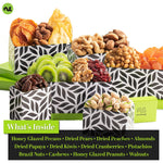Leaf Pattern Fruit & Nut Gift Tower NCG100018