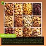 Green Ribbon Mixed Nuts Wood Tray  NCG100020
