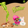 Nut Cravings Gourmet Collection - Easter Mixed Nuts & Candies Gift Basket with Happy Easter Ribbon (7 Piece Assortment) Candy Filled Egg + Bunny Stuffer, Healthy Kosher Snack Box Women Men