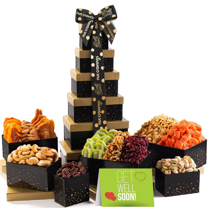 Get Well Soon Dried Fruit & Nuts Tower NCG100046