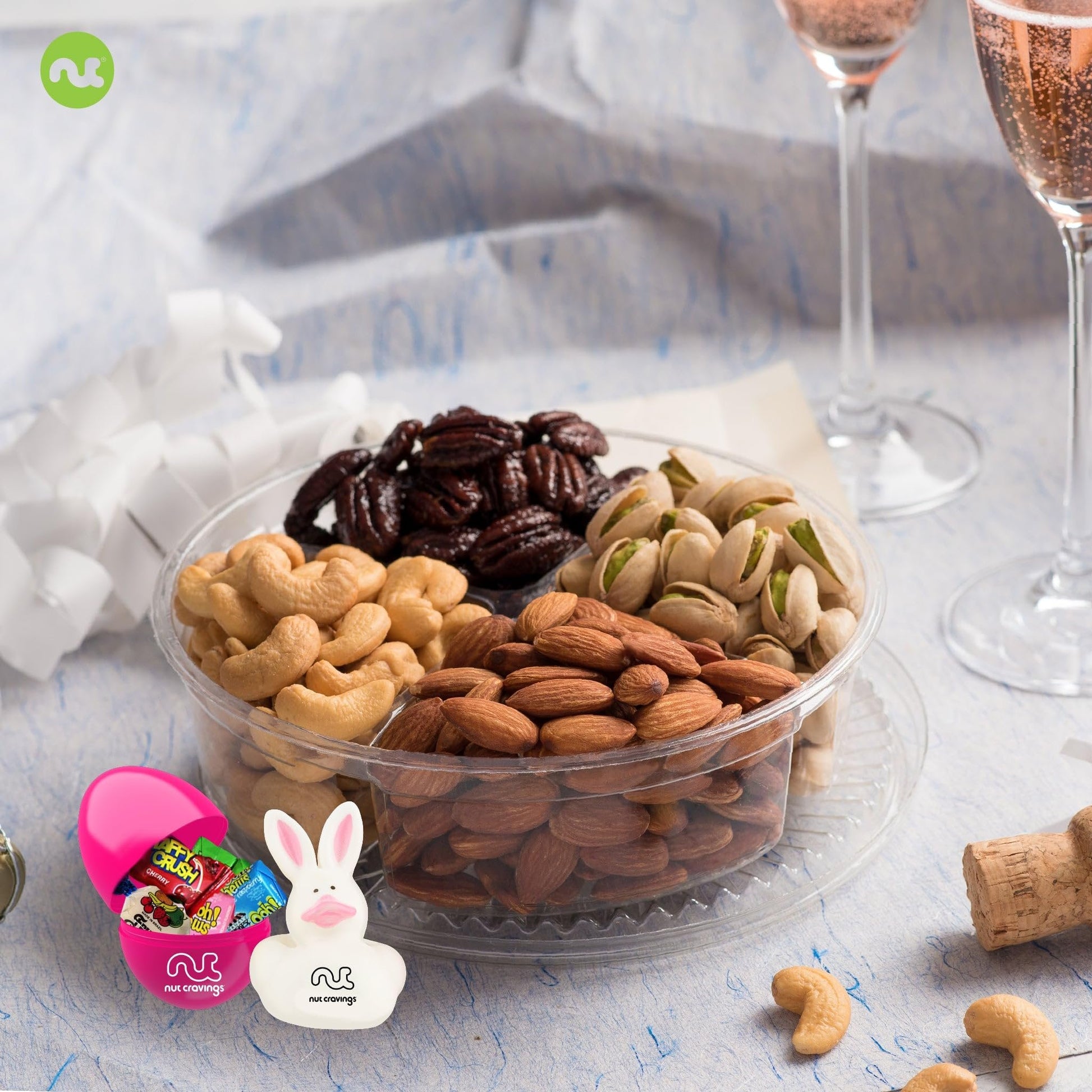 Easter Mixed Nuts & Candies Gift Basket — view 2