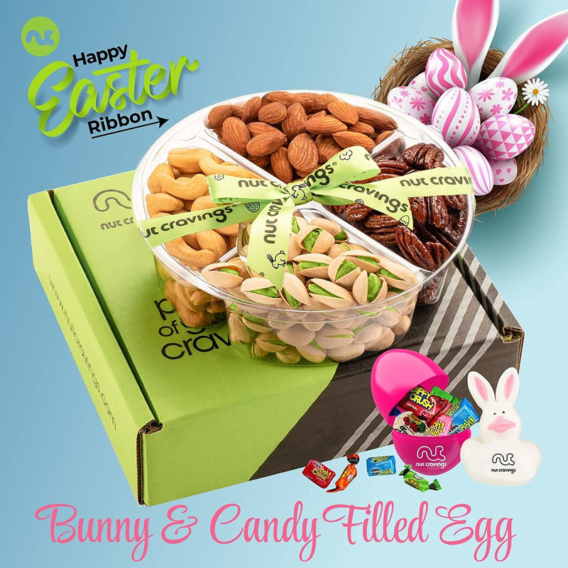 Easter Mixed Nuts & Candies Gift Basket