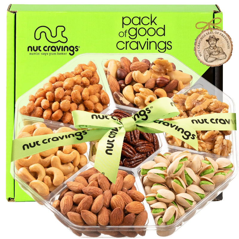 Fathers Day Nuts Gift Basket + Wine Corkscrew Gift For Dad