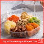 Red Box Gourmet Nut & Fruit Sectional Gift Tray Box