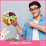 Easter Mixed Nuts & Dried Fruit Sectional Gift Box Medium (Fun & Bunnies Included!)