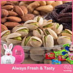 Easter Mixed Nuts Sectional Gift Box Medium (Fun & Bunnies Included!)