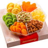 Red Box Gourmet Nut & Fruit Sectional Gift Tray Box