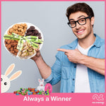Easter Mixed Nuts Sectional Gift Box Medium (Fun & Bunnies Included!)