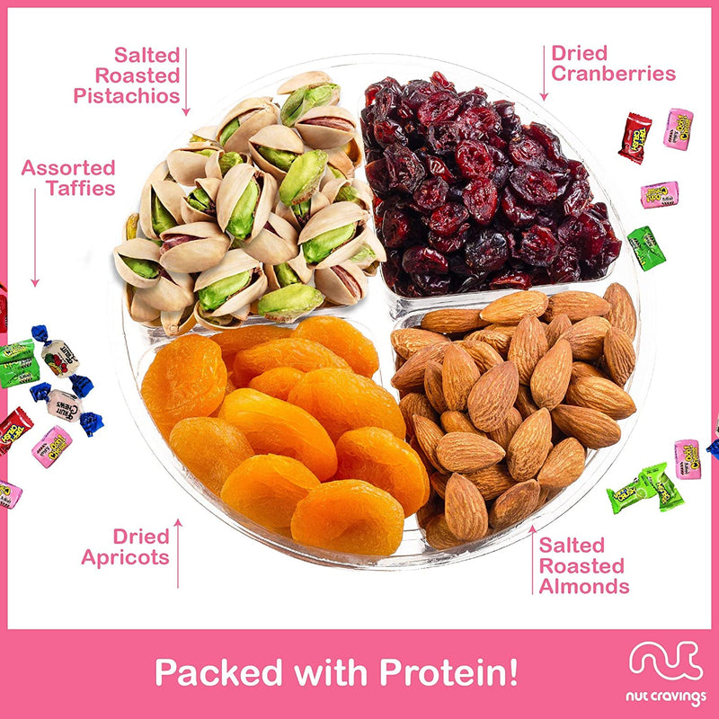 Easter Mixed Nuts & Dried Fruit Sectional Gift Box Medium (Fun & Bunnies Included!)