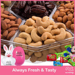 Easter Mixed Nuts Sectional Gift Box Large (Fun & Bunnies Included!)