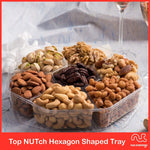 Red Box Gourmet Nut Sectional Gift Tray Box X-Large