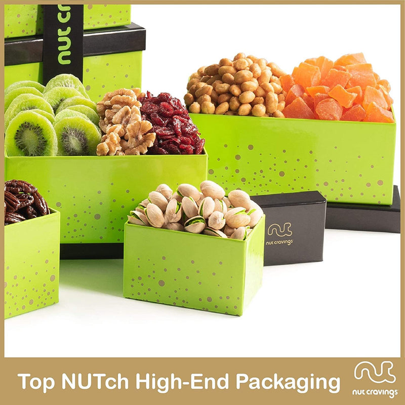 Green Box Holiday Fruit & Nut Gift Tower NCG100019