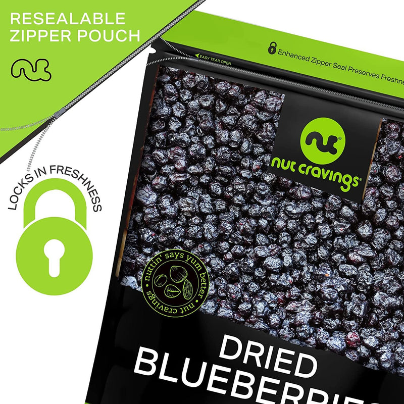 Sun Dried Blueberries, Lightly Sweetened