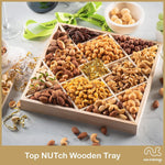 Mixed Nuts Wood Gift Tray Diamond NCG100022