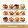 Happy Holiday Nut and Fruit Gift Tower NCG100044