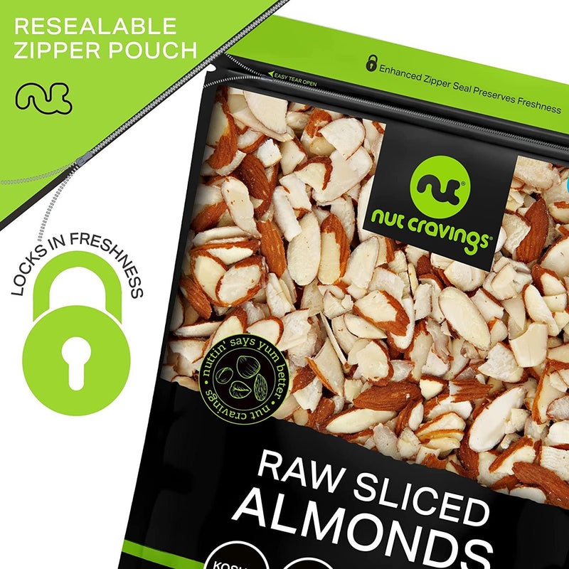 Raw Sliced Natural Almonds