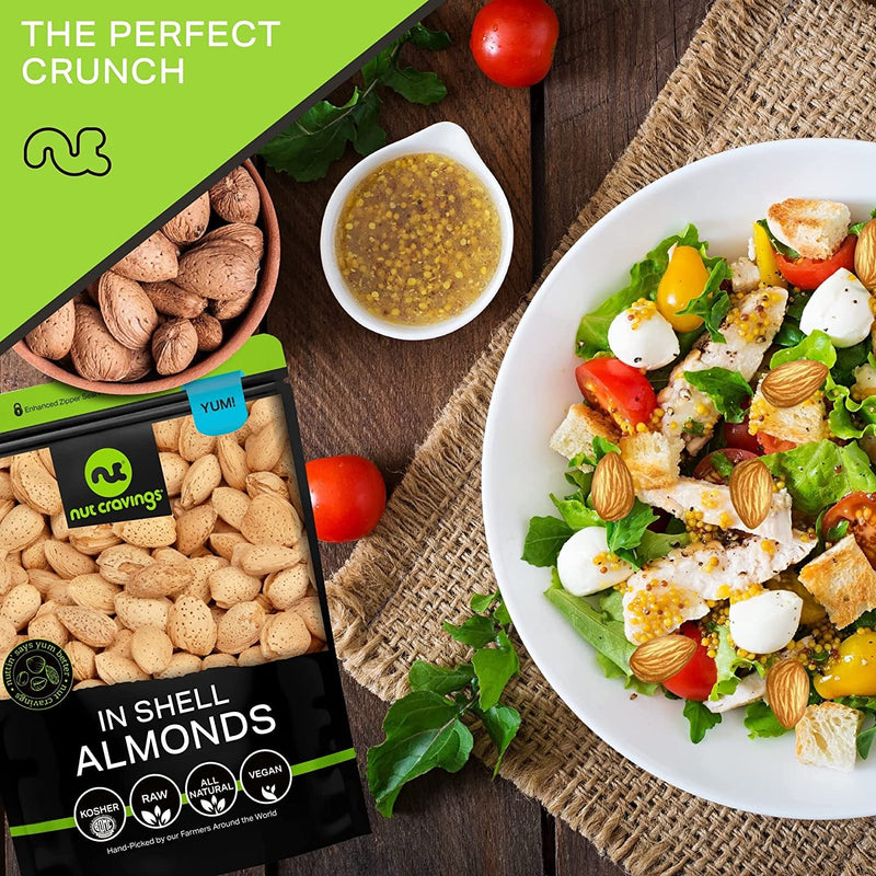 In Shell Almonds - Raw, Whole