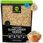 Roasted Sunflower Seeds Unsalted, No Shell Hulled Kernels (48oz - 3 LB) Packed Fresh in Resealable Bag - Nut Snack - Healthy Protein Food, All Natural, Keto Friendly, Vegan, Kosher