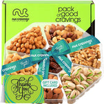 Thank You Gift Basket Nuts Platter (7 Assortments) NCG100057