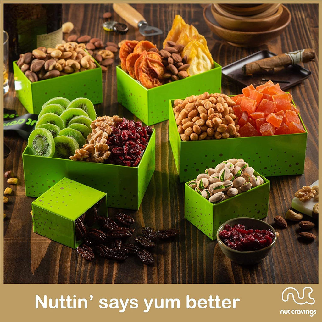 Green Box Holiday Fruit & Nut Gift Tower