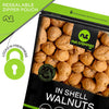 Nut Cravings - Raw Walnuts In Shell, Whole, (32oz - 2 LB) Packed Fresh in Resealable Bag - Nut Snack - Healthy Protein Food, All Natural, Keto Friendly, Vegan, Kosher