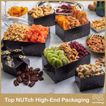 Black Ribbon Nut and Fruit Gift Tower NCG100017
