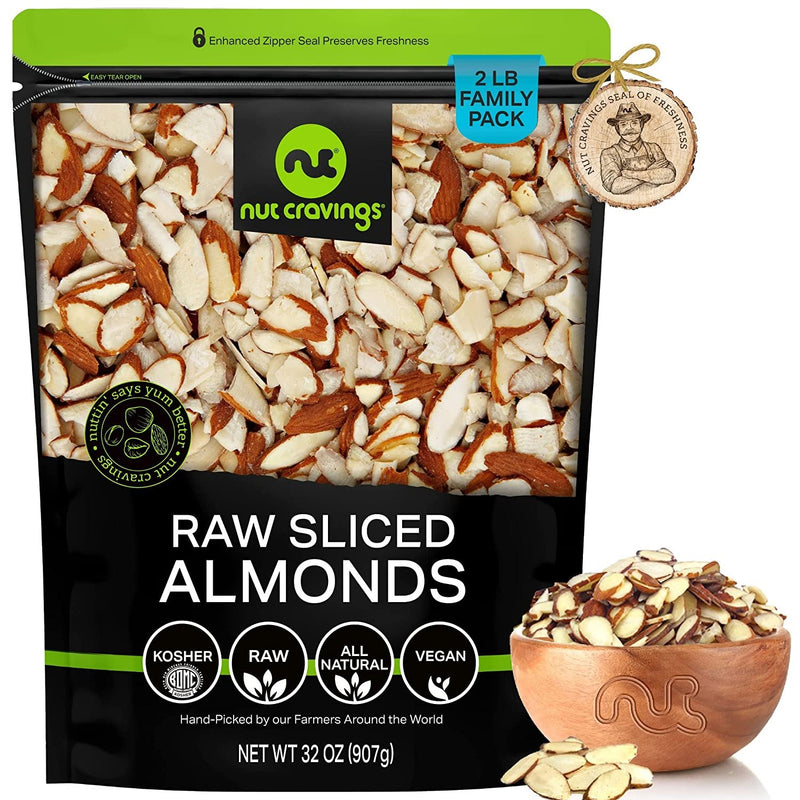 Raw Sliced Natural Almonds