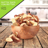 Roasted Brazil Nuts - Unsalted, No Shell, Whole (32oz - 2 LB) Packed Fresh in Resealable Bag - Healthy Snack, Protein Food, All Natural, Keto Friendly, Vegan, Kosher