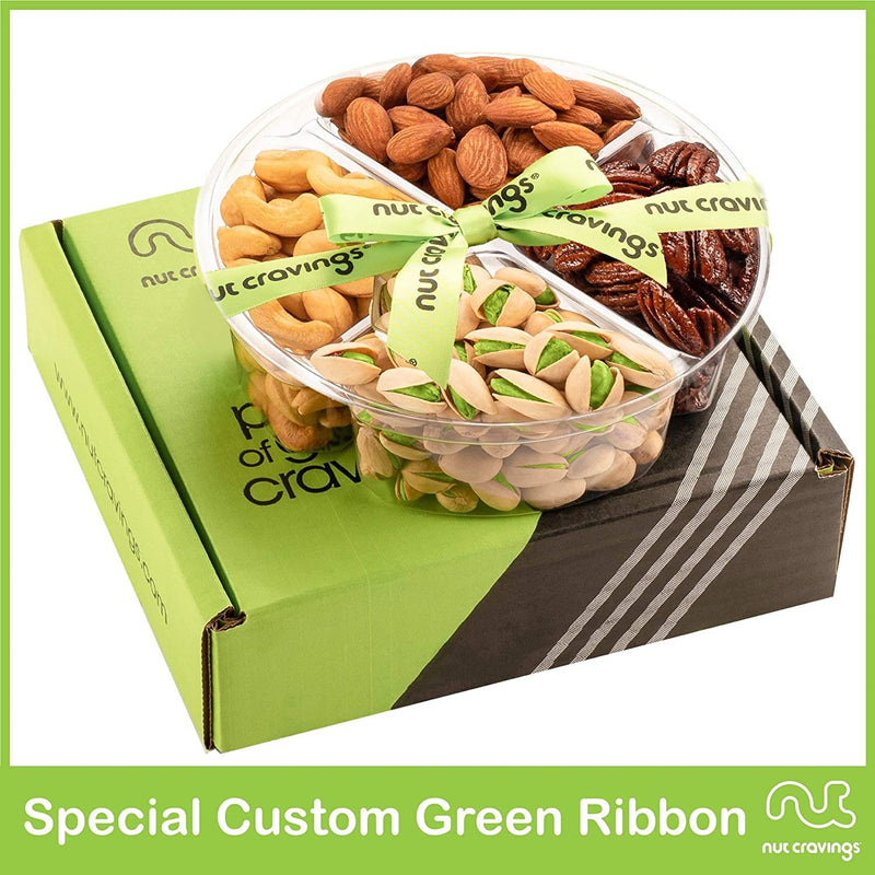 Green Ribbon Nut Sectional Tray Medium NCG100007